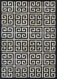 Chalet Meander Black/Ivory Area Rug