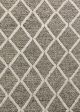 Cortico 6162 Dark Grey Diamonds Area Rug