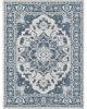 Dahlia 1401 Ivory/Blue Medallion Area Rug