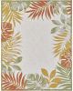 Dahlia 1404 Ivory/Blue Garden Border Area Rug