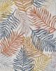 Dahlia 1406 Ivory Blue Palms Area Rug