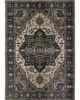 Eliana ELI05 Blue/Brown Area Rug