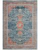 Elise ELI-05 Navy/Red Area Rug