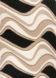 Eternity 1071 Black/Beige Waves Area Rug