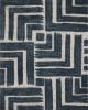 Hagen HAG-05 Blue/White Area Rug