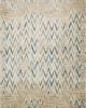 Heritage 9364 Ivory/Blue Chevron Area Rug