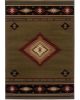 Hudson 87j Green/Red Area Rug