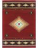 Hudson 87k Red/Green Area Rug