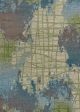 Illusions 6207 Green/Blue Visions Area Rug