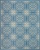 Jubilant JUB06 Ivory/Blue Area Rug