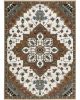 Keira KEI03 Rust/Ivory Area Rug