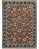 Keira KEI05 Rust/Grey Area Rug