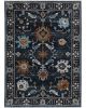 Keira KEI08 Blue/Rust Area Rug