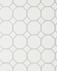 Le Cafe White Matte Porcelain Octagon Mosaic Tile