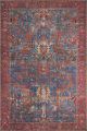 Loren LQ-10 Blue/Red Area Rug