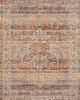Lourdes LOU-07 Tangerine/Ocean Area Rug