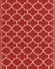 Meridian 1295r Red/Ivory Area Rug
