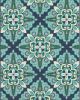 Meridian 2206b Blue/Green Area Rug