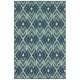 Meridian 2209b Navy/Green Area Rug