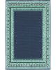 Meridian 9650b Navy/Green Area Rug