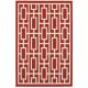 Meridian 9754r Red/Ivory Area Rug