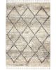 Oslo Shag OSL01 Ivory/Grey Area Rug