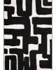 Quinn QUI08 Black Area Rug