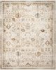 Pardis PRD01 Ivory Rust Area Rug