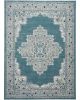 Passion PSN03 Turquoise Grey Area Rug