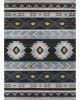 Phoenix PH3 Black Area Rug