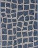 Provo 5763 Blue/Grey Bedrock Area Rug