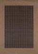 Recife Checkered Field Black/Cocoa Area Rug