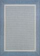 Recife Stria Texture Champagne/Blue Area Rug