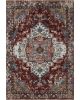Samra SAM-10 Brick/Grey Area Rug