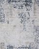 Silk Shadows SHA16 Silver Grey Area Rug