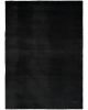 Soft Plush Rabbit Fur SFF01 Black Area Rug