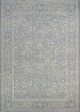 Sultan Treasures Floral Yazd Slate Blue Area Rug