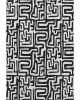 The Reserve TR1 Black Area Rug