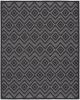 Versatile NRV01 Charcoal Black Area Rug