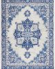 Whimsicle WHS03 Ivory Blue Area Rug