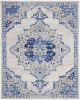 Whimsicle WHS14 Ivory Blue Area Rug