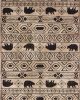 Woodlands 9651a Ivory/Black Area Rug