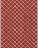 York YO1 Red Area Rug