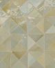 Zagora Vert Gris Glossy Glazed Ceramic Triangle Mosaic Tile