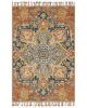 Zharah ZR-10 Rust/Blue Area Rug