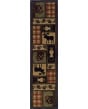 Hudson 1067a Brown/Red Area Rug
