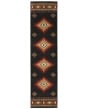 Hudson 87g Black/Green Area Rug