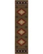 Hudson 87j Green/Red Area Rug