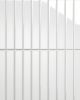 Le Cafe White Porcelain Straight Stack Mosaic Tile 1