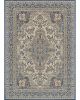 Old World Classic Floral Tabriz Alabaster/Powder Blue Area Rug